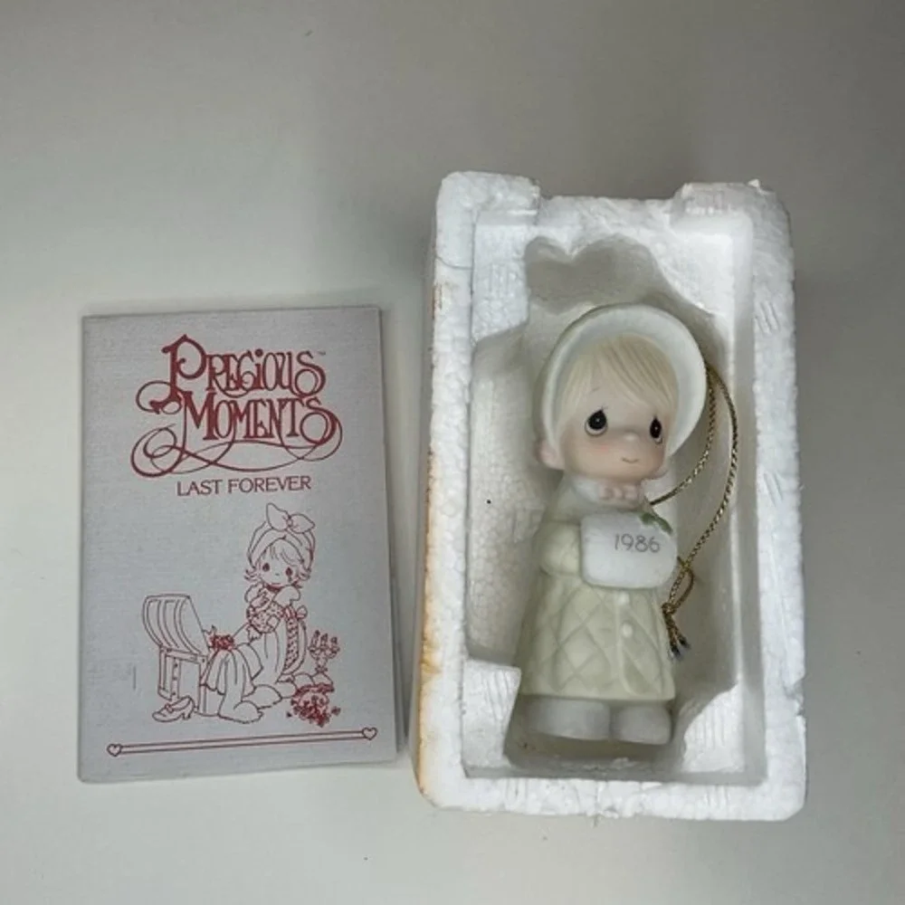 NWB‎ Precious Moments Christmas Ornament Wishing You A Cozy Christmas 3